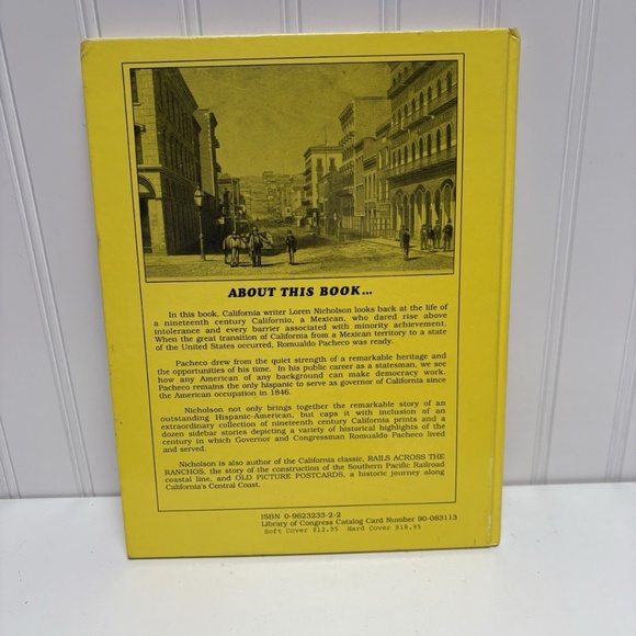Vintage Romualdo Pacheco's California! The Mexican-American Who Won Book 1990 - Picture 2 of 5